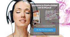 Desktop Screenshot of musicaparasuperaprendizaje.com